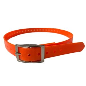 Rubber Buckle Strap for Collar Unit | Orange